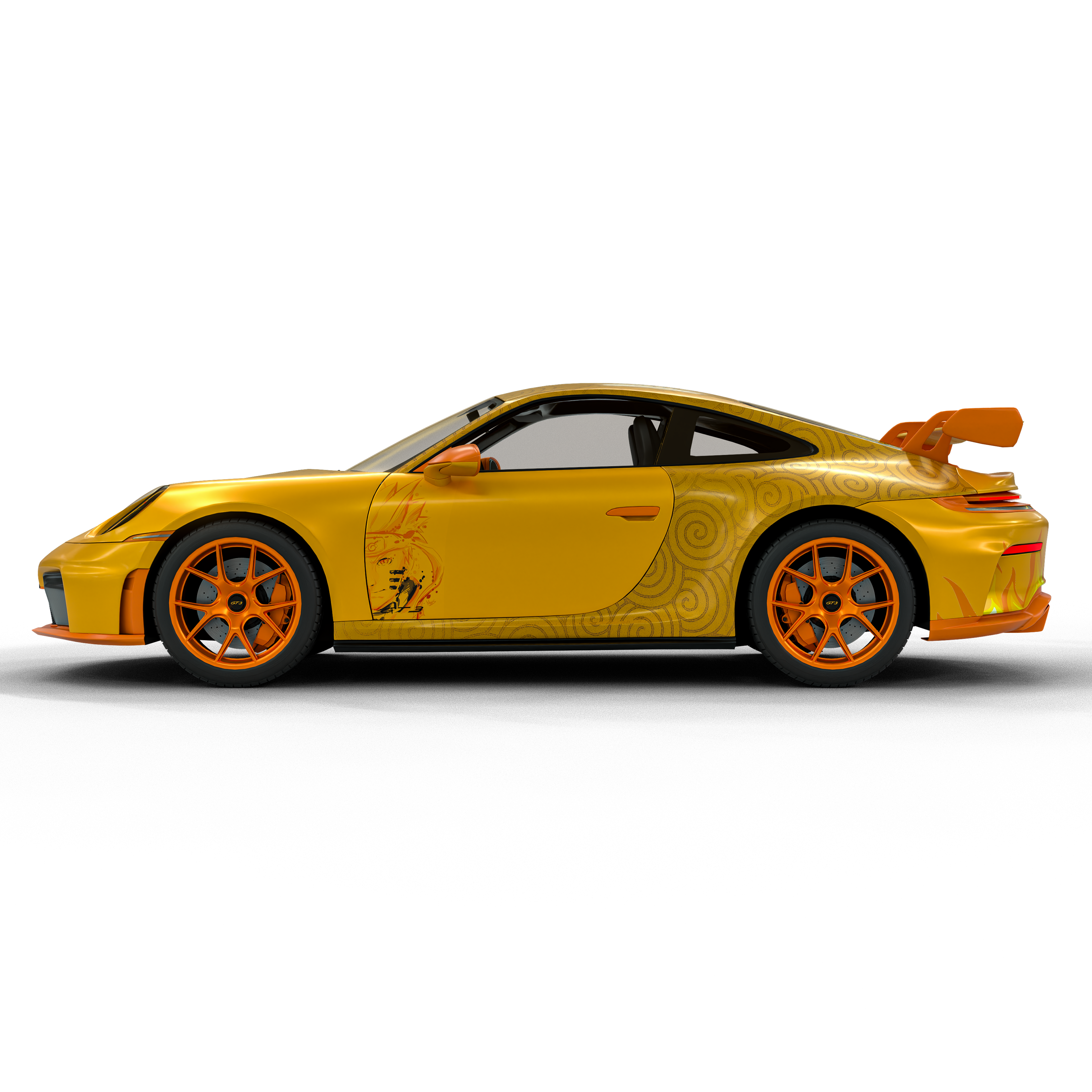 Porsche 911GT Naruto Edition