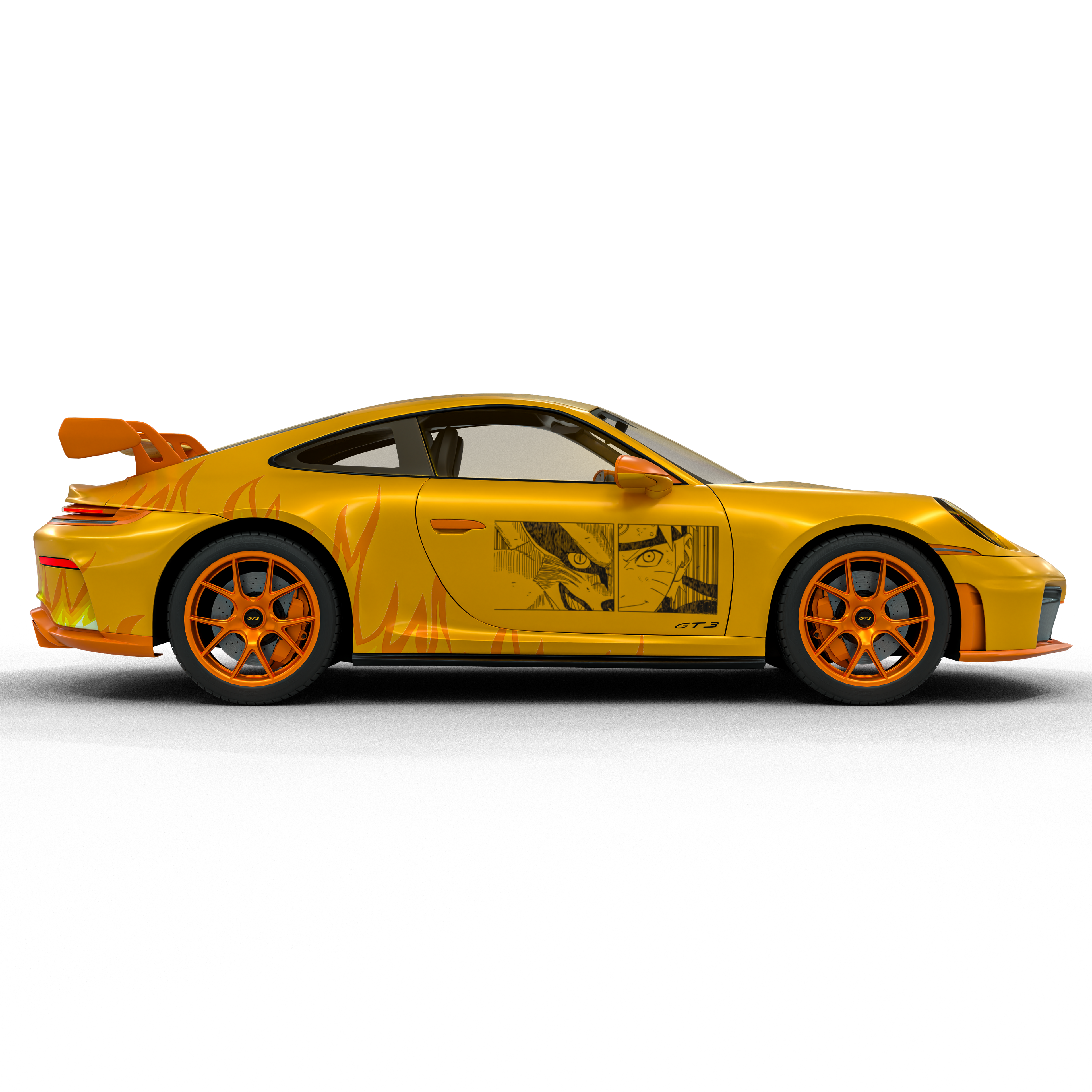 Porsche 911GT Naruto Edition