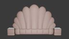 Shell Inspired Bed