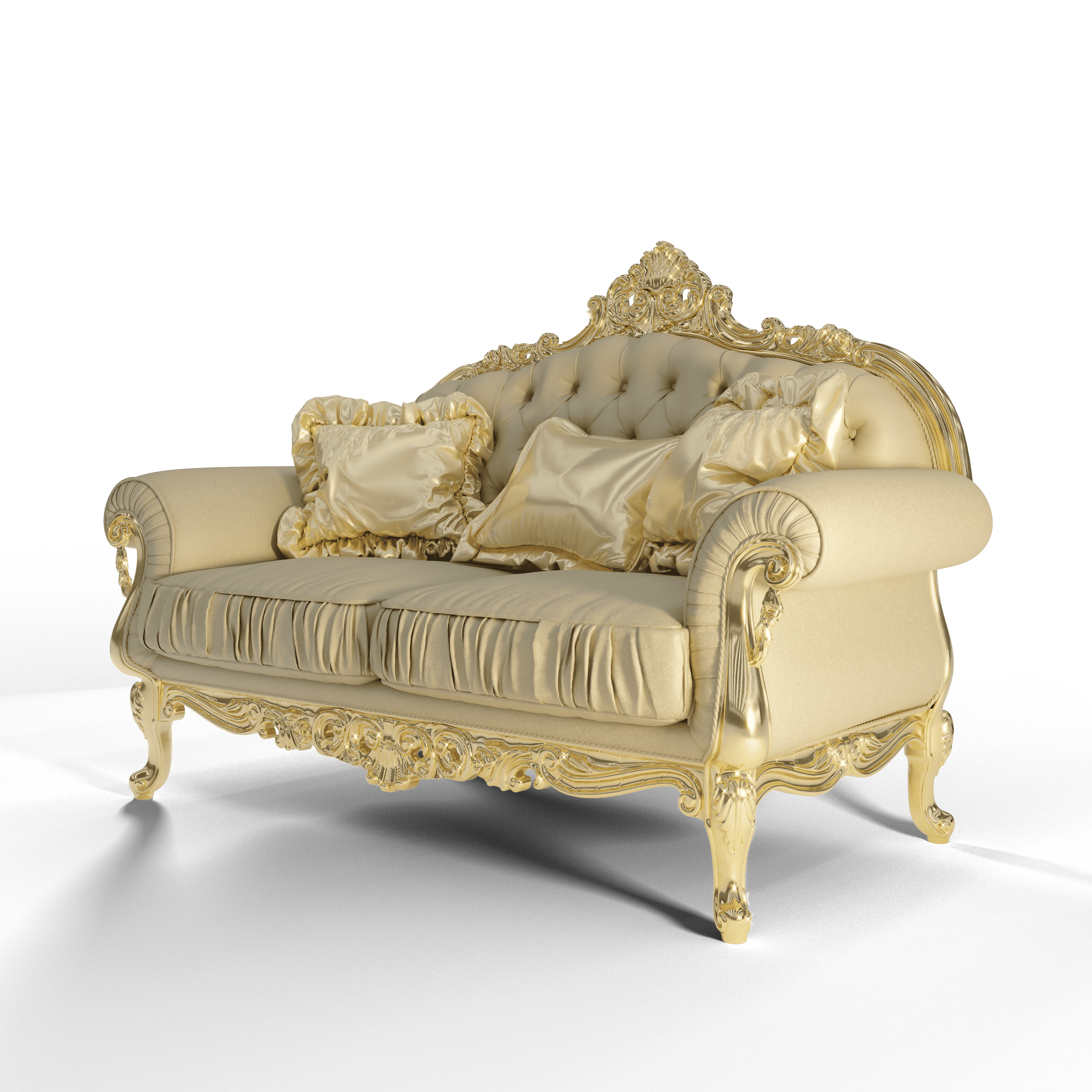 Two Seater Classical Sofa
