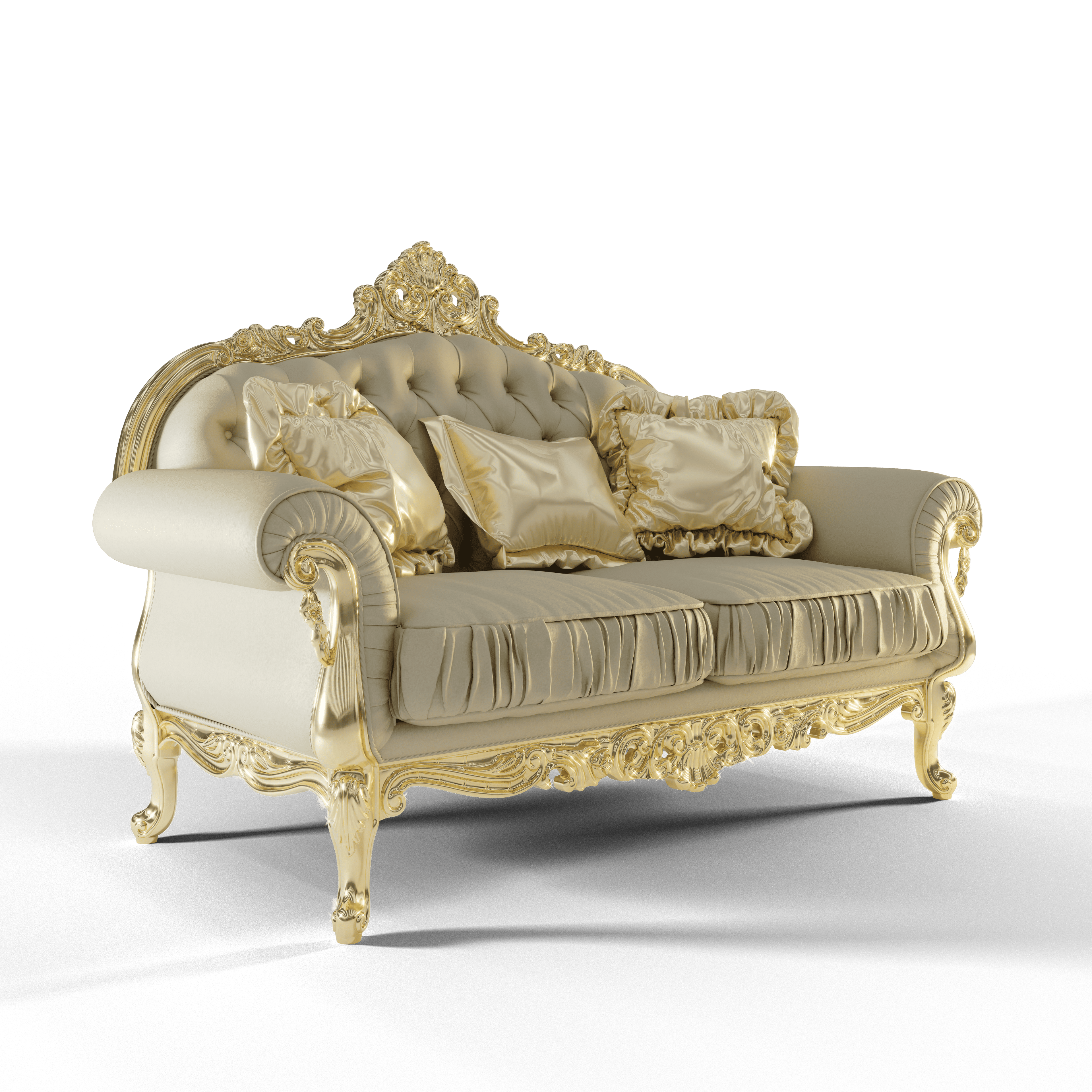 Two Seater Classical Sofa