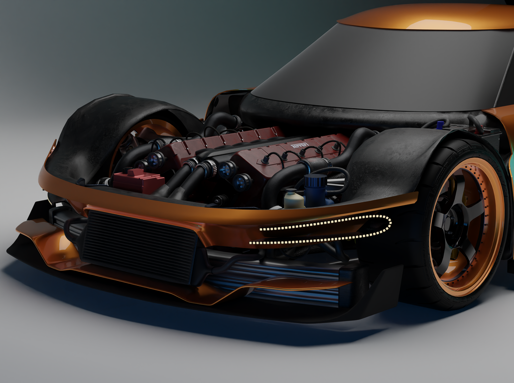 Veltrix GT- Full Engine Sports Car