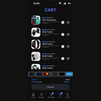 Male Accessories UI Design