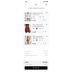 Clothing App UI Design