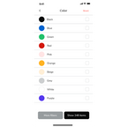 Clothing App UI Design