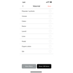 Clothing App UI Design