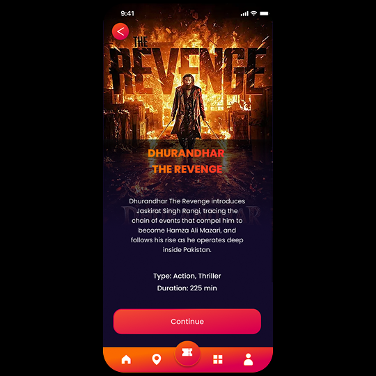 Movie Booking App UI Design