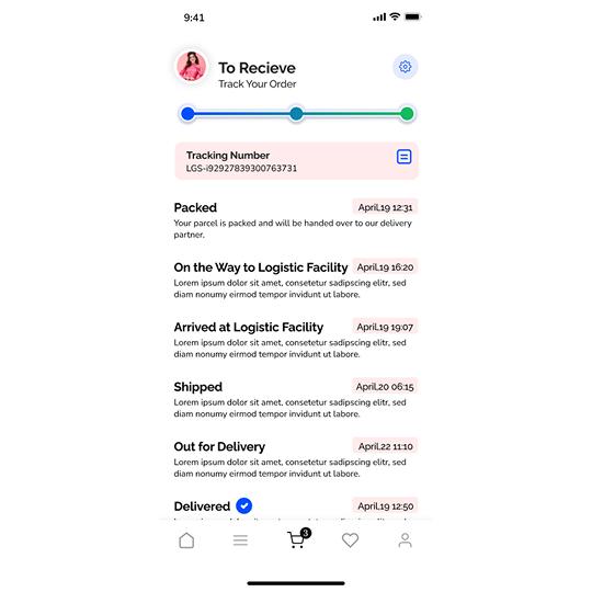 Clothing App UI Design
