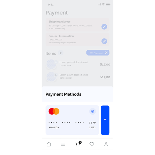 Clothing App UI Design