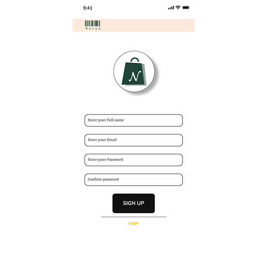 Clothing App UI Design