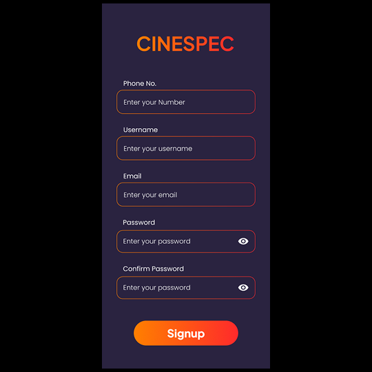 Movie Booking App UI Design