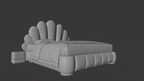 Shell Inspired Bed