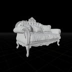 Two Seater Classical Sofa