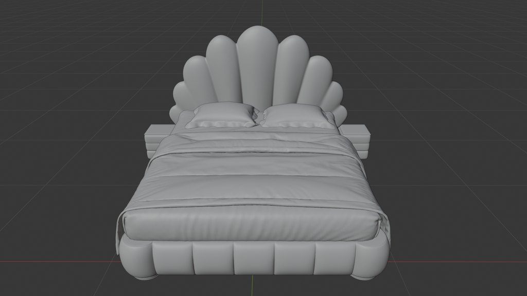 Shell Inspired Bed