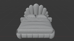 Shell Inspired Bed