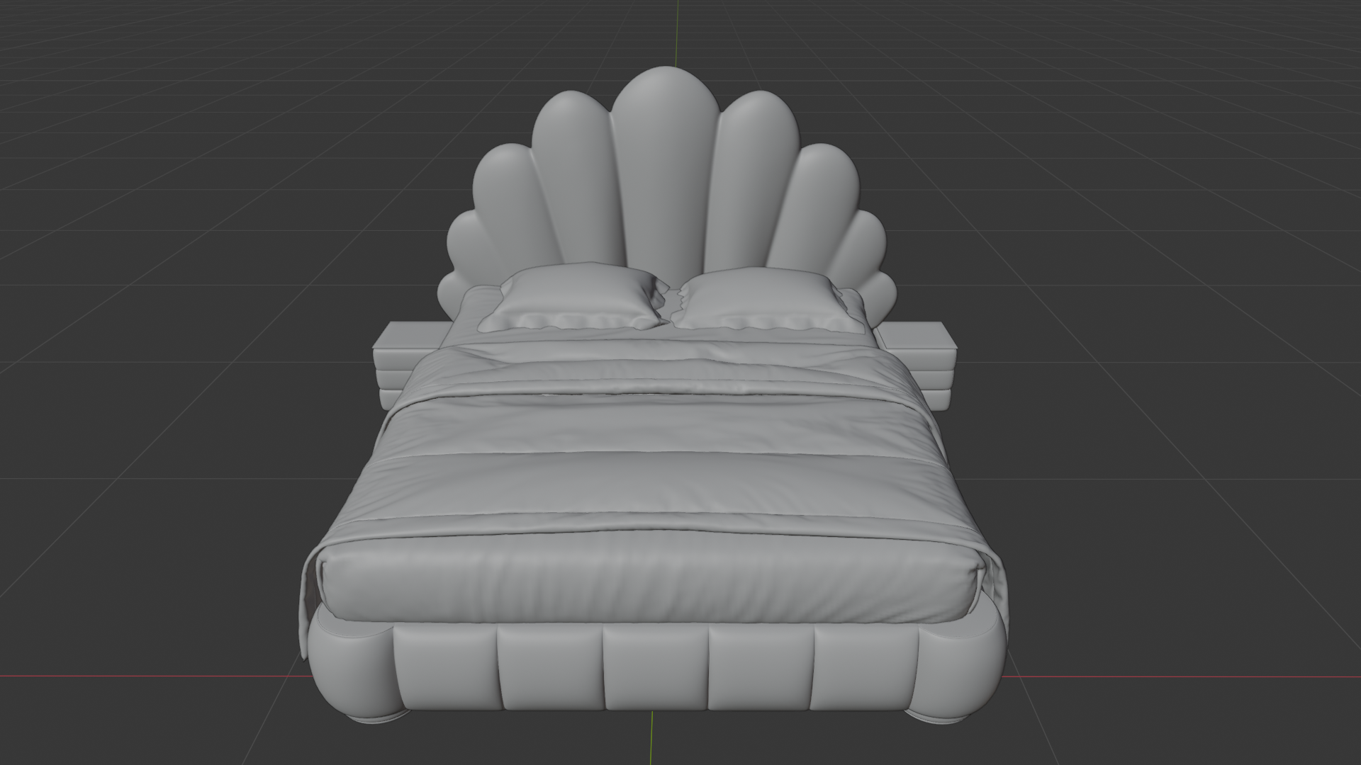 Shell Inspired Bed