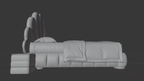 Shell Inspired Bed