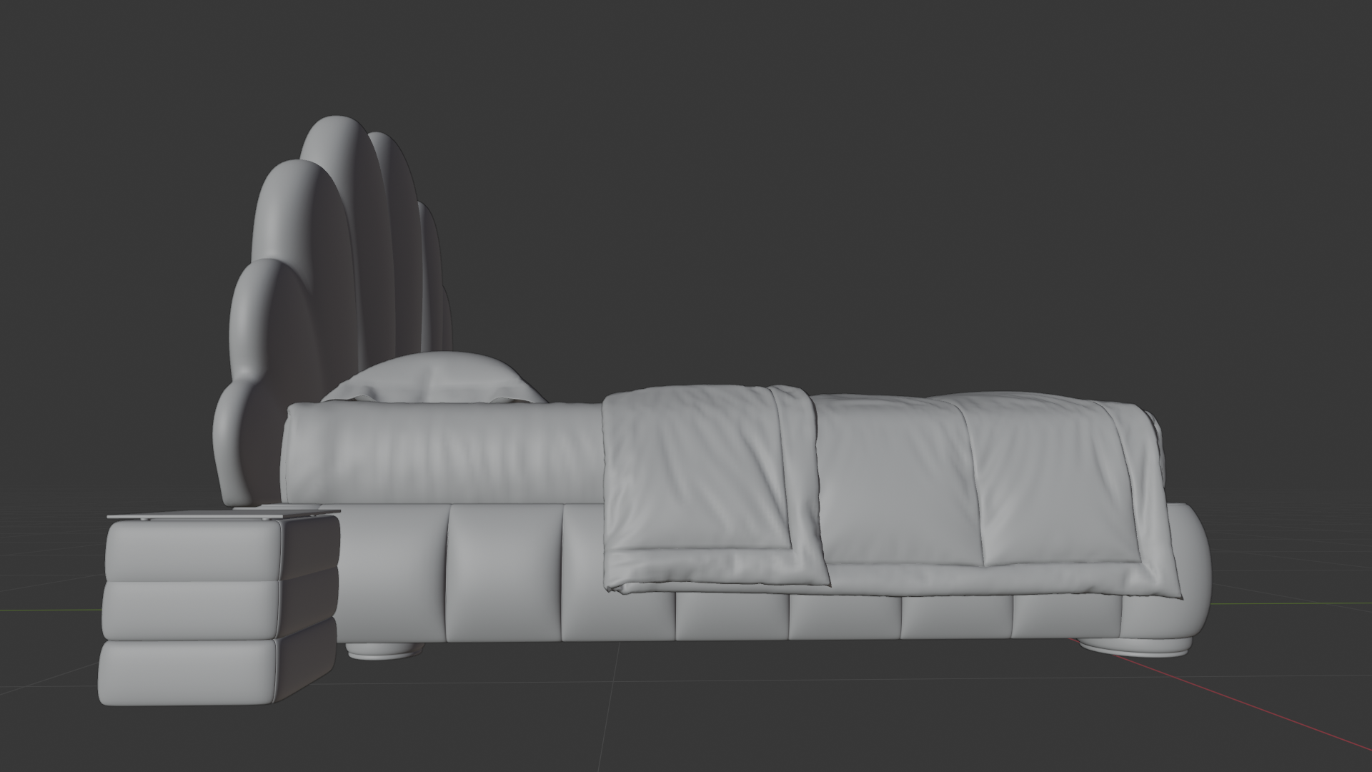 Shell Inspired Bed
