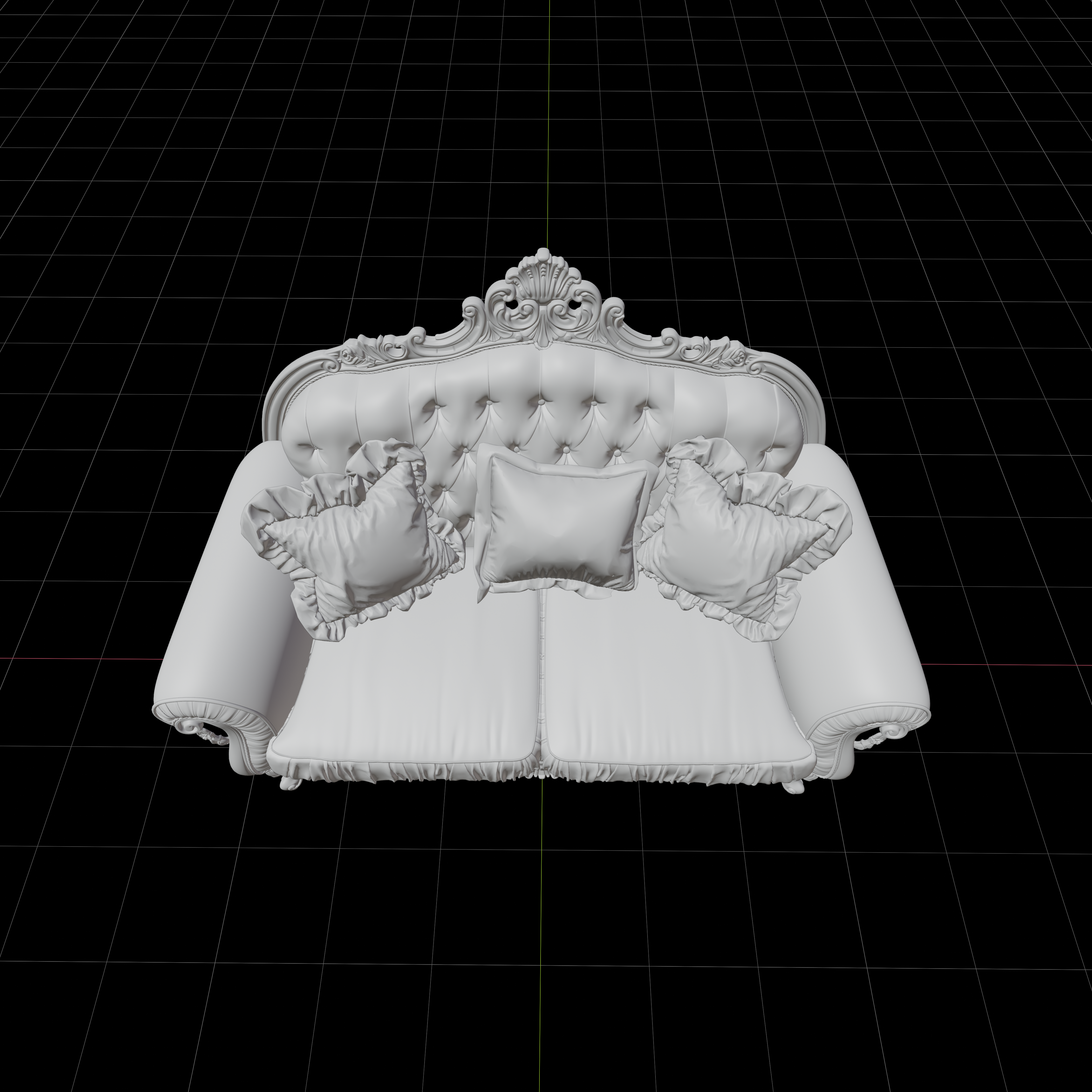 Two Seater Classical Sofa