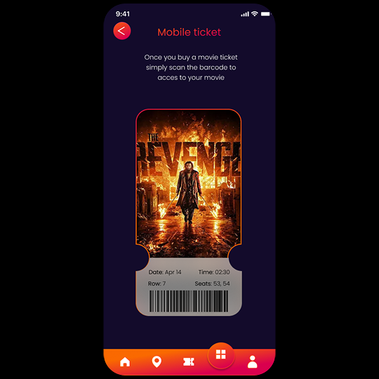 Movie Booking App UI Design