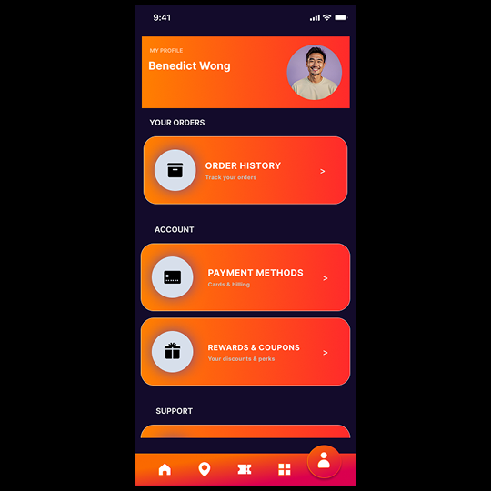 Movie Booking App UI Design