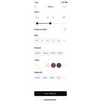 Clothing App UI Design