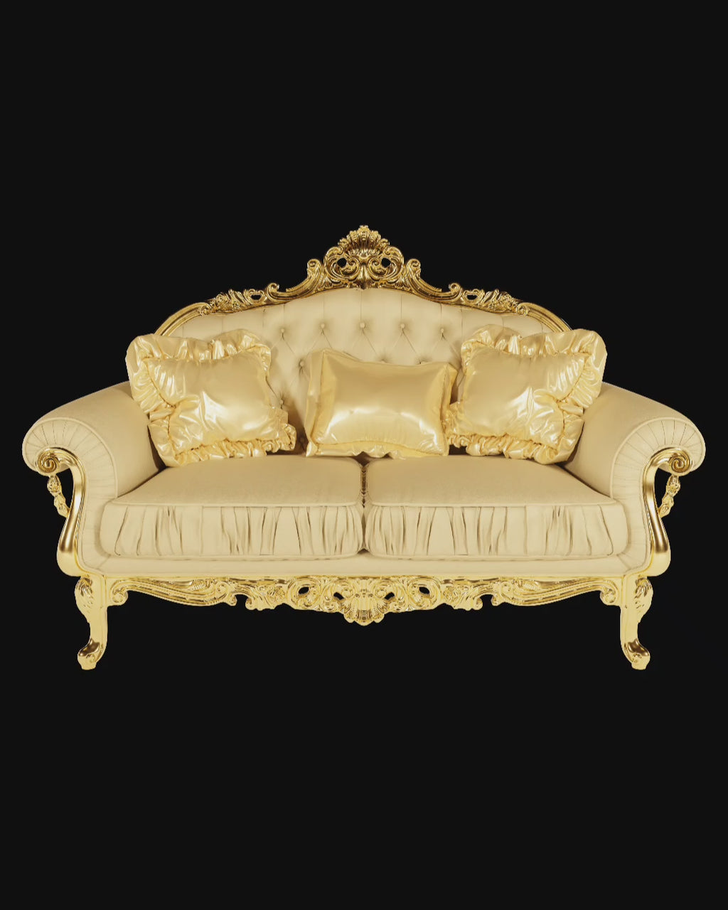 Two Seater Classical Sofa