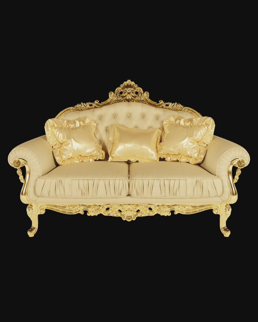 Two Seater Classical Sofa